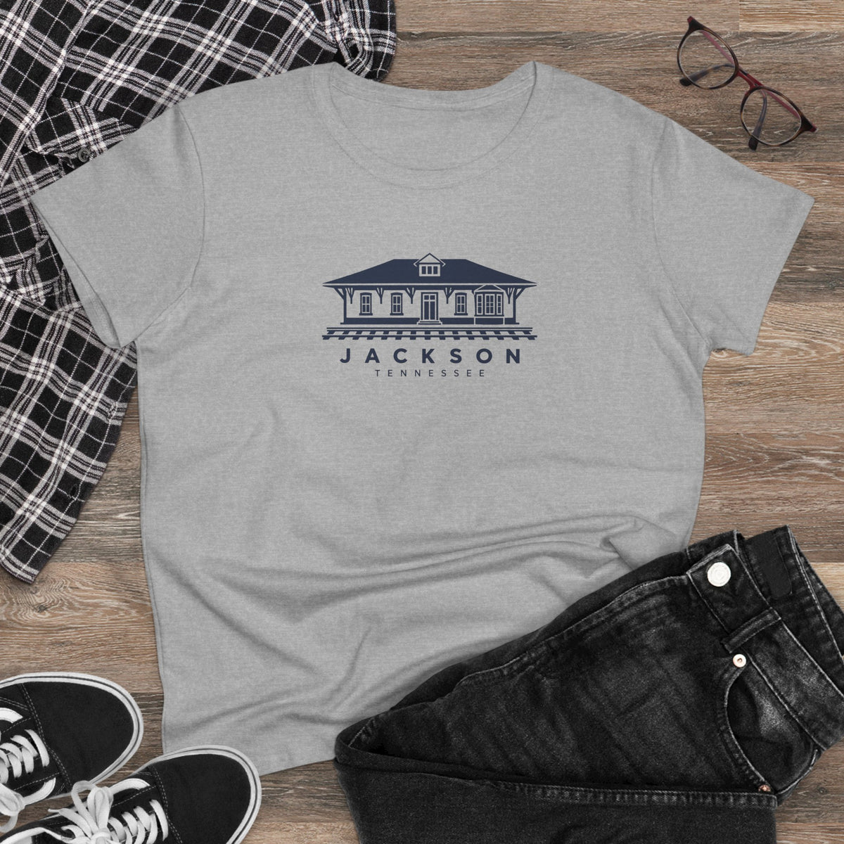 Jackson Train Depot Women's T-Shirt