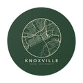 Knoxville Street Map Sticker (Forest Green)