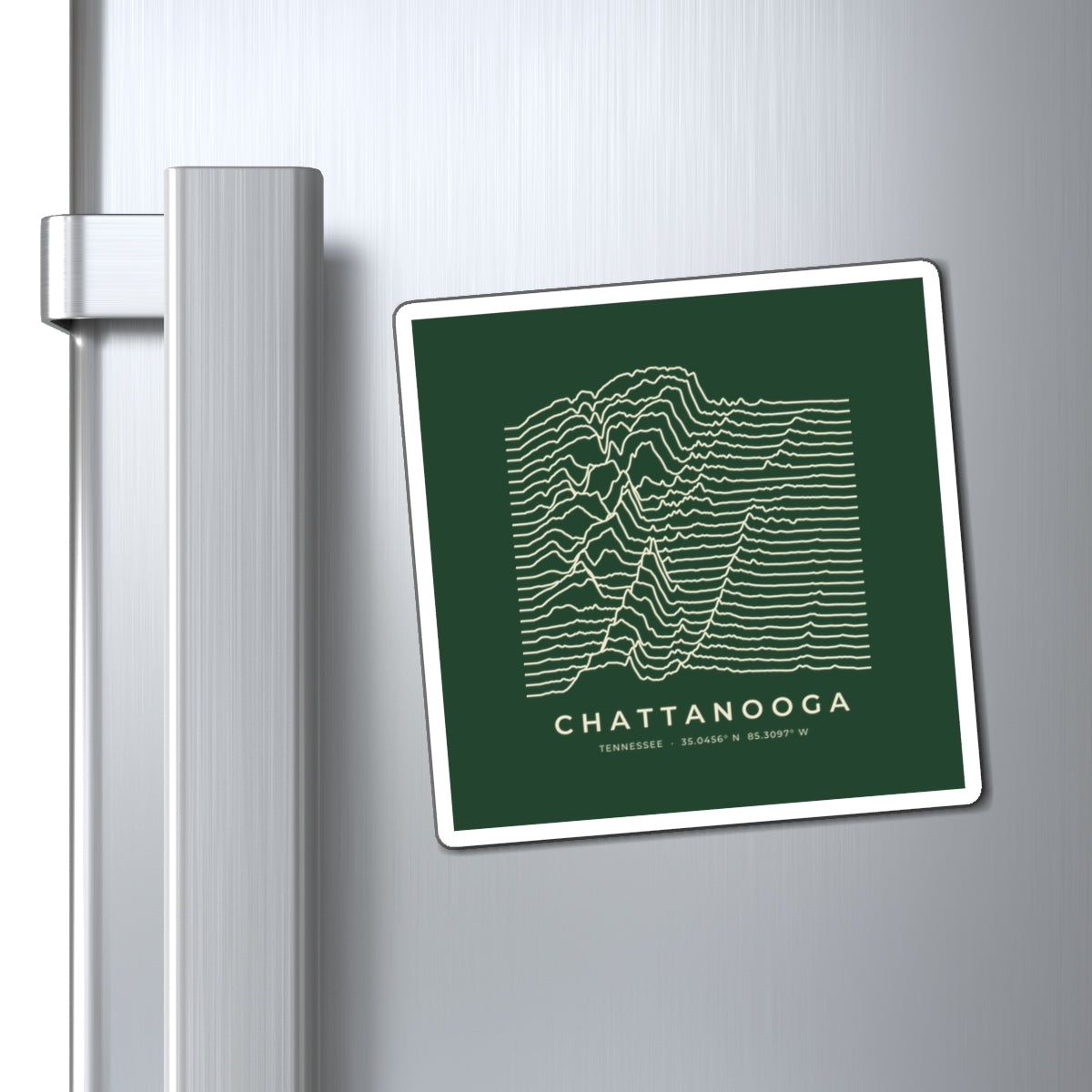 Chattanooga Ridgeline Magnet (Forest Green)