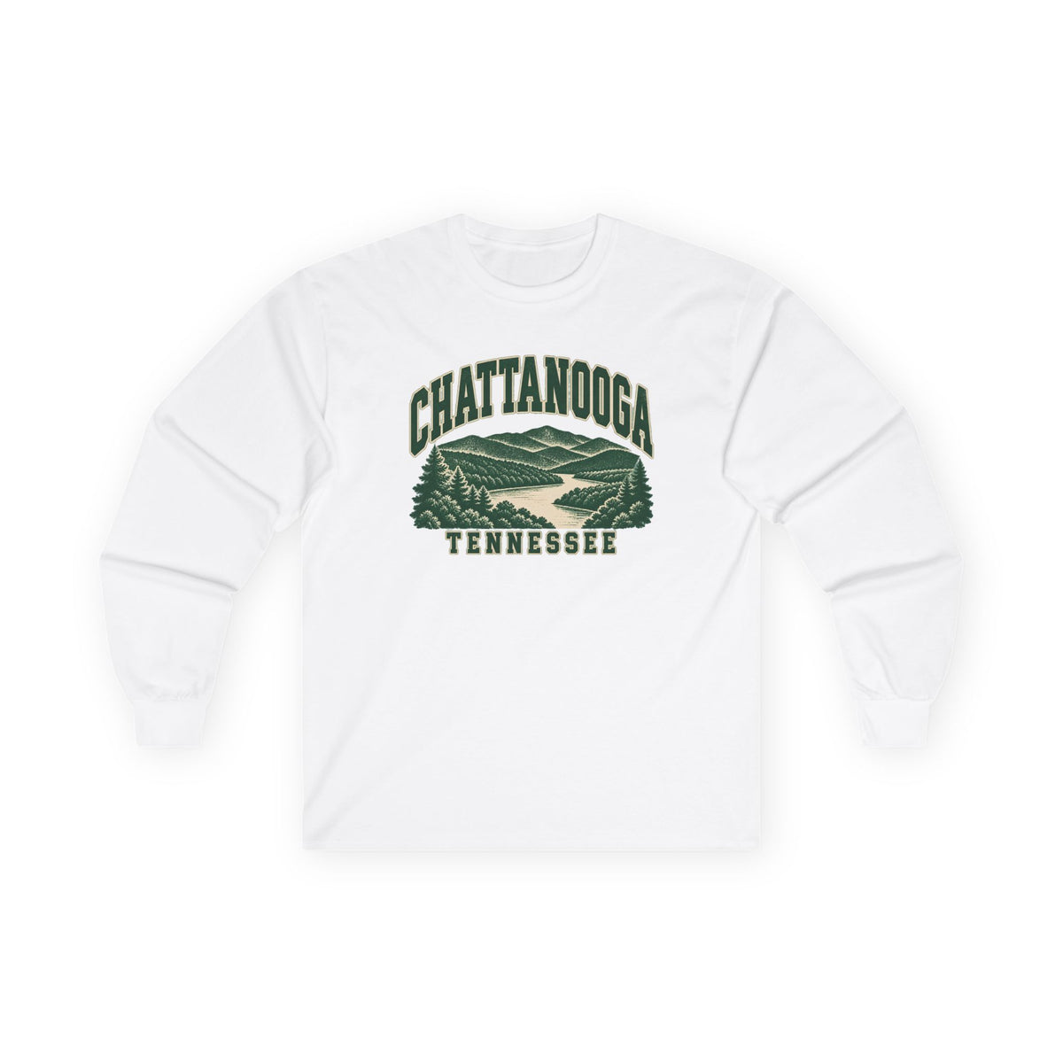 Chattanooga Vintage Varsity Long Sleeve T-Shirt