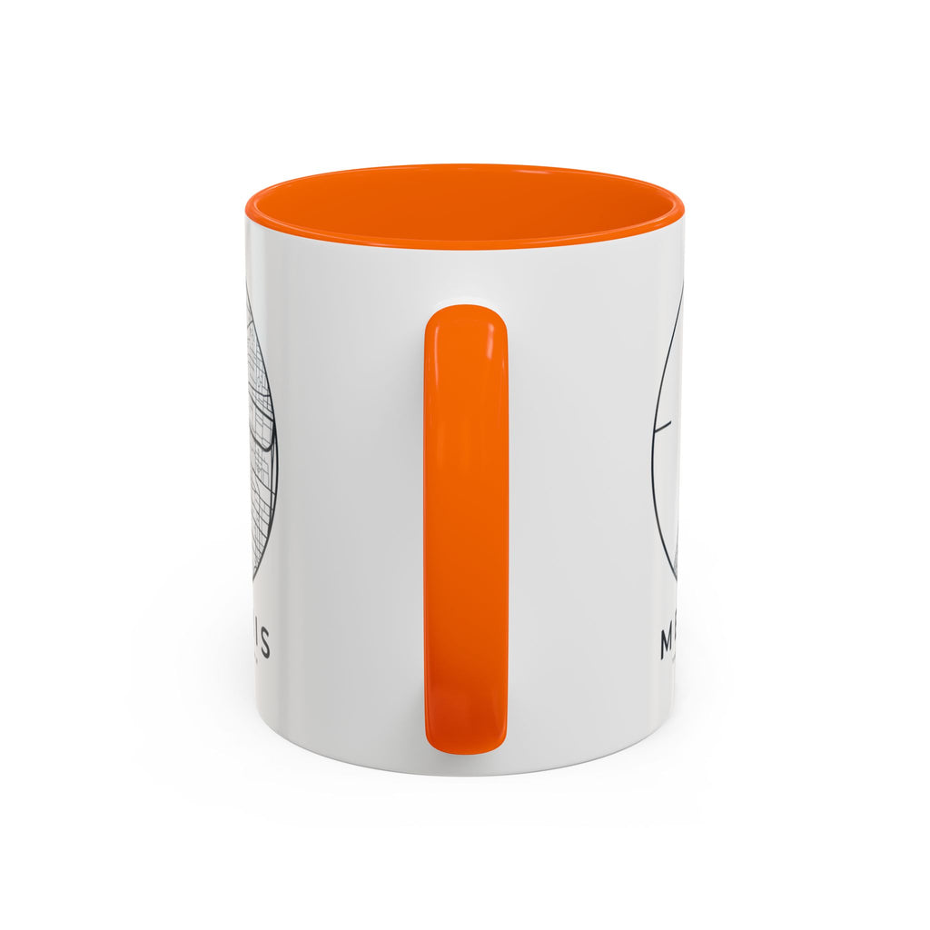 Memphis Street Map Accent Mug