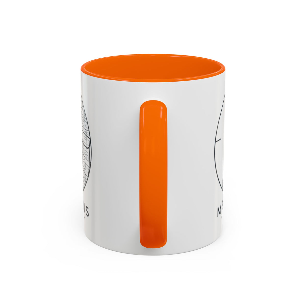 Memphis Street Map Accent Mug