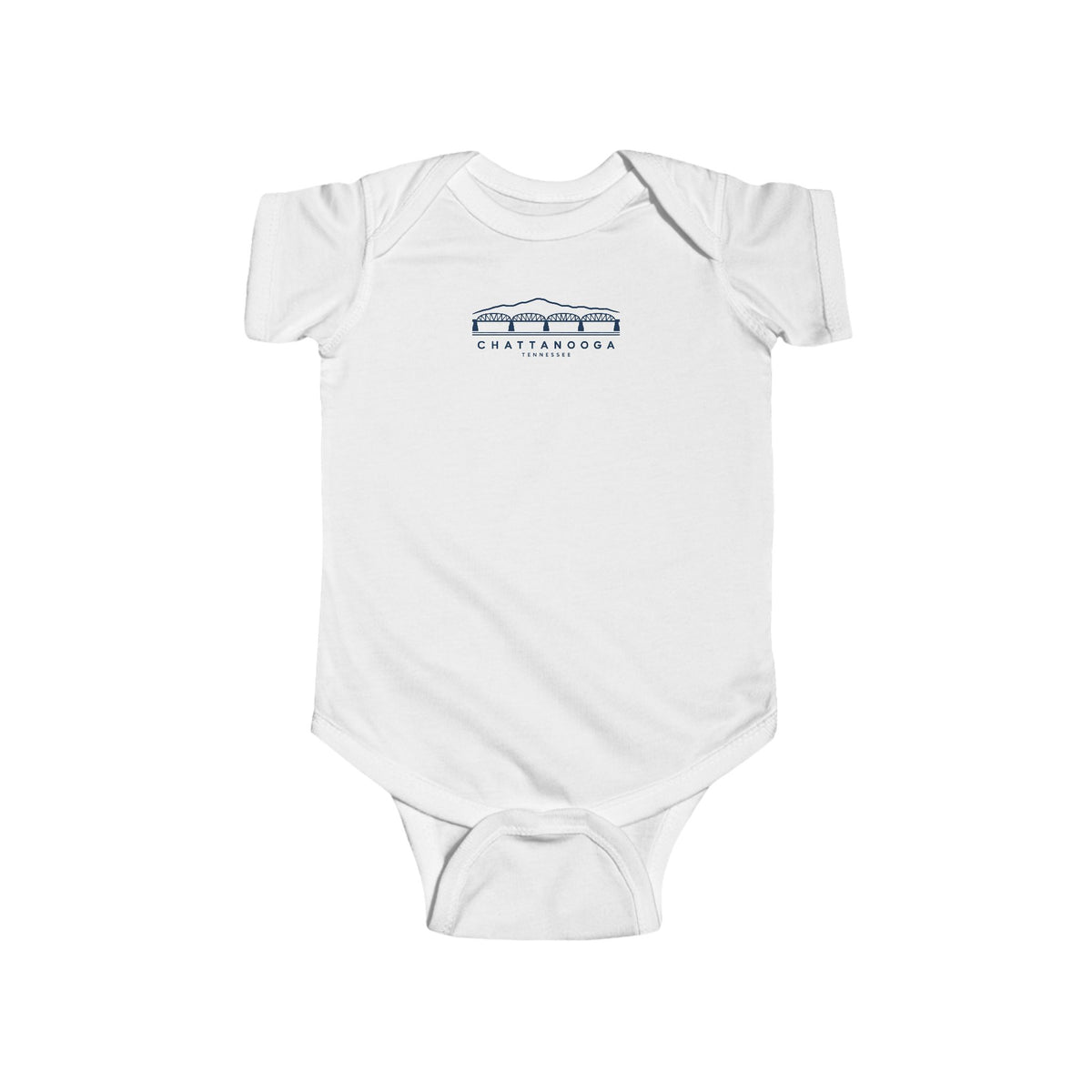 Chattanooga Walnut Street Bridge Baby Bodysuit