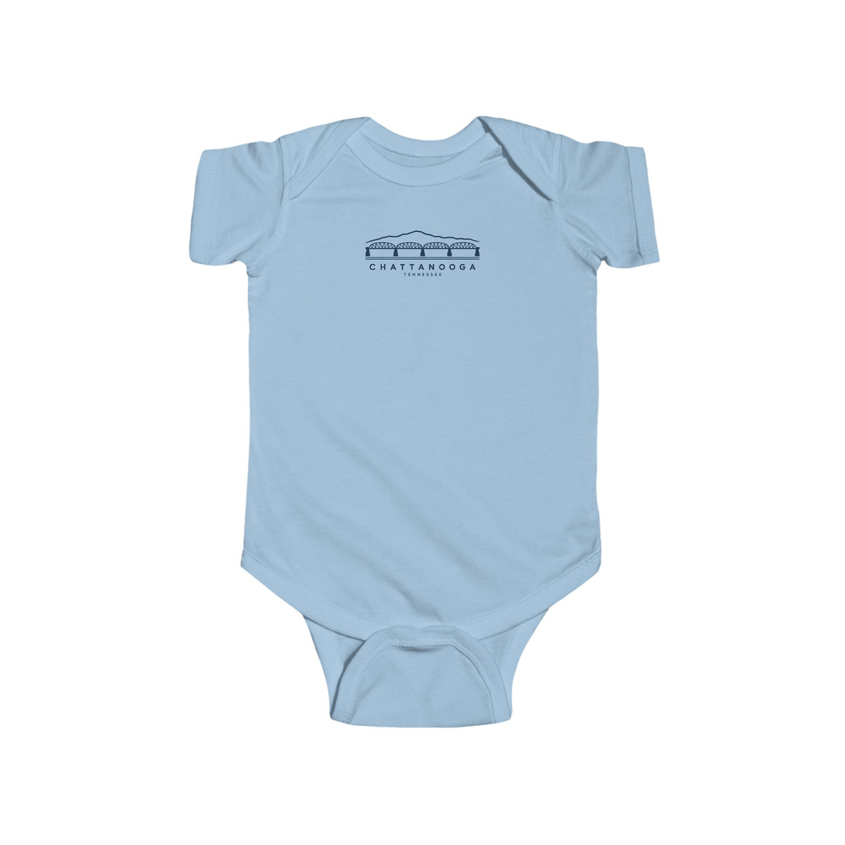 Chattanooga Walnut Street Bridge Baby Bodysuit