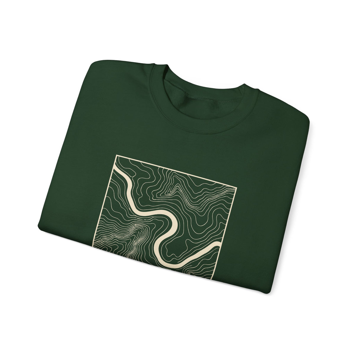 Chattanooga Topo Map Crewneck Sweatshirt