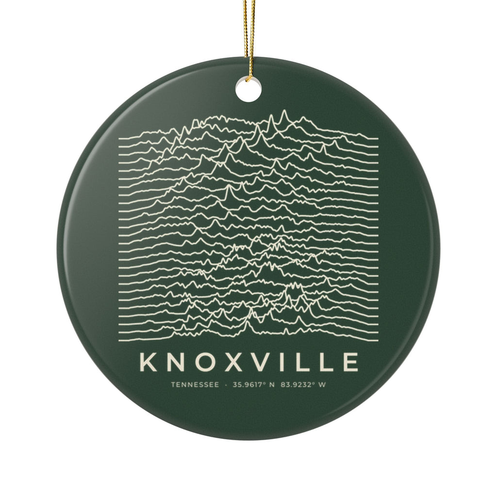 Knoxville Ridgeline Ornament (Forest Green)