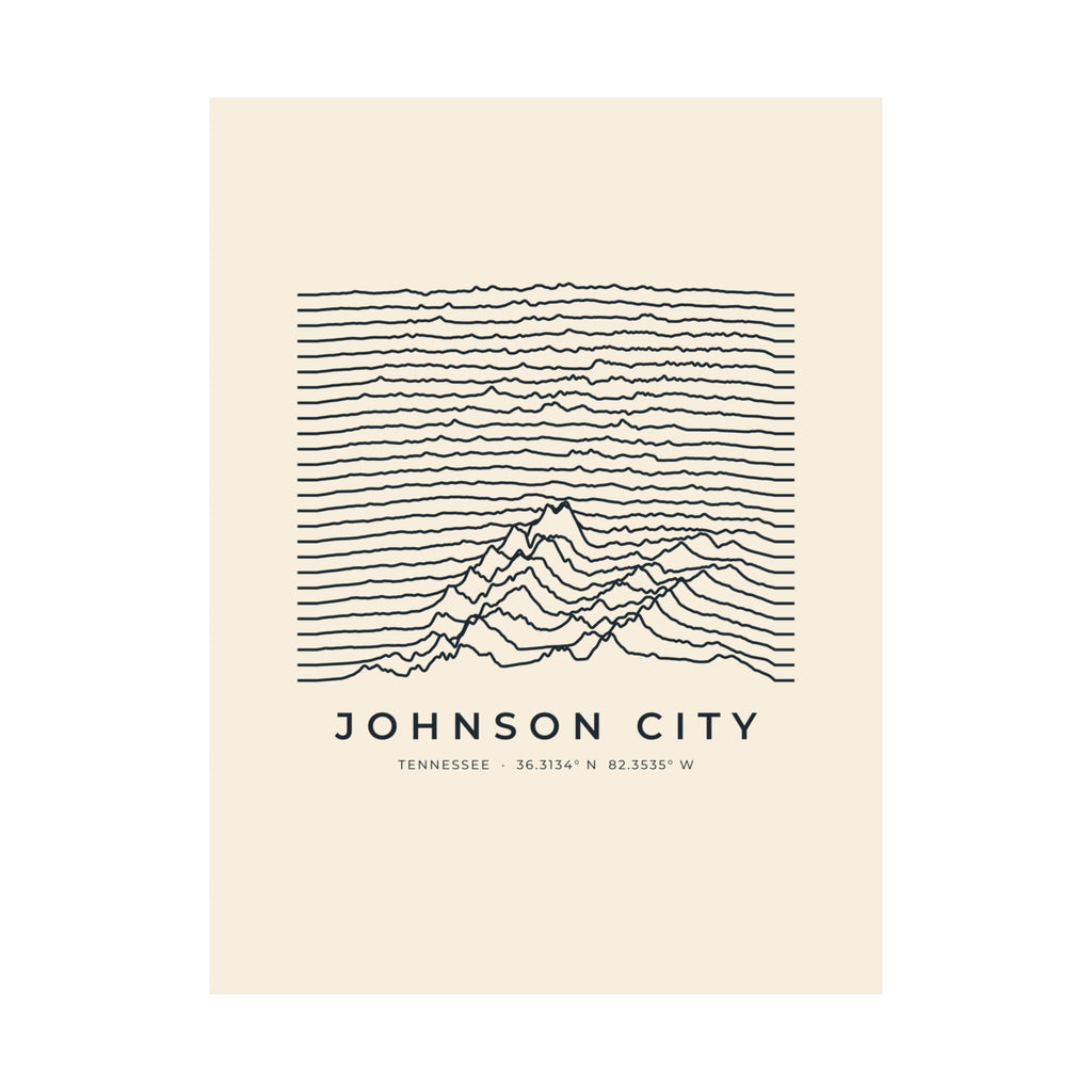 Johnson City Ridgeline Poster