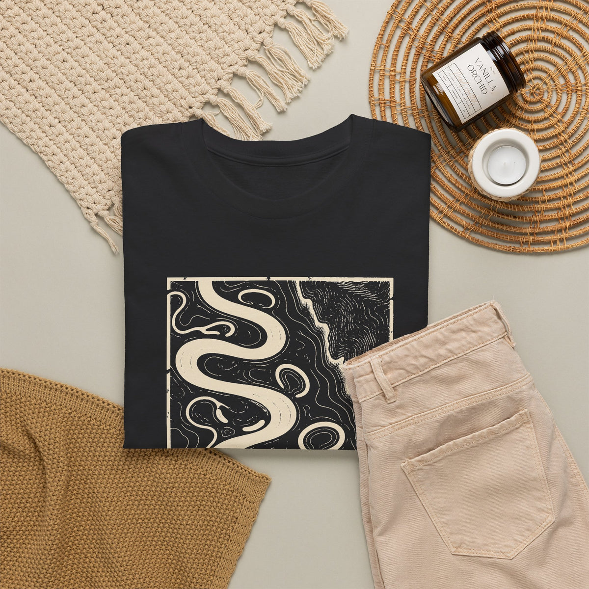 Memphis Topo Map T-Shirt