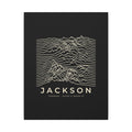 Jackson Ridgeline Canvas Print (Black)