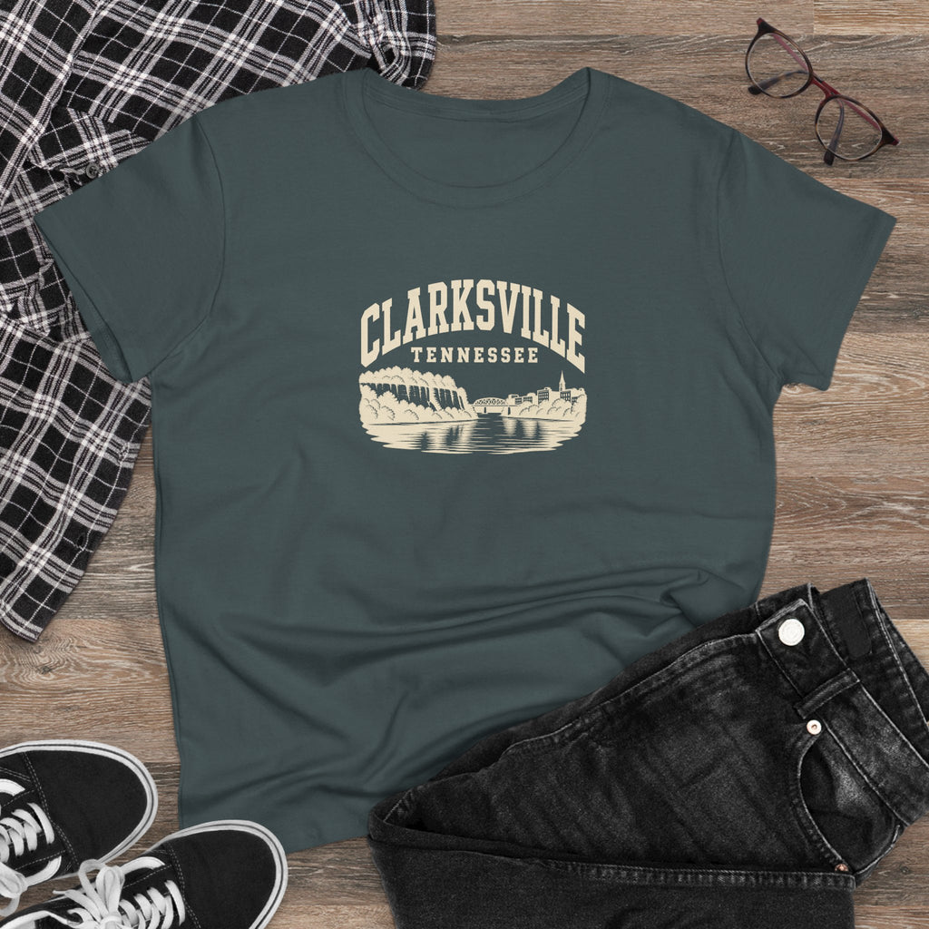 Clarksville Vintage Varsity Women's T-Shirt