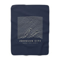 Johnson City Ridgeline Sherpa Blanket (Navy)