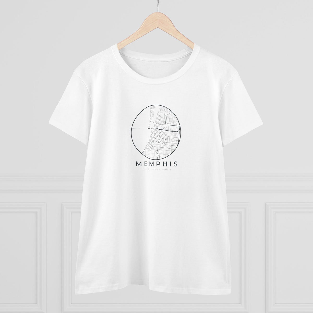 Memphis Street Map Women's T-Shirt