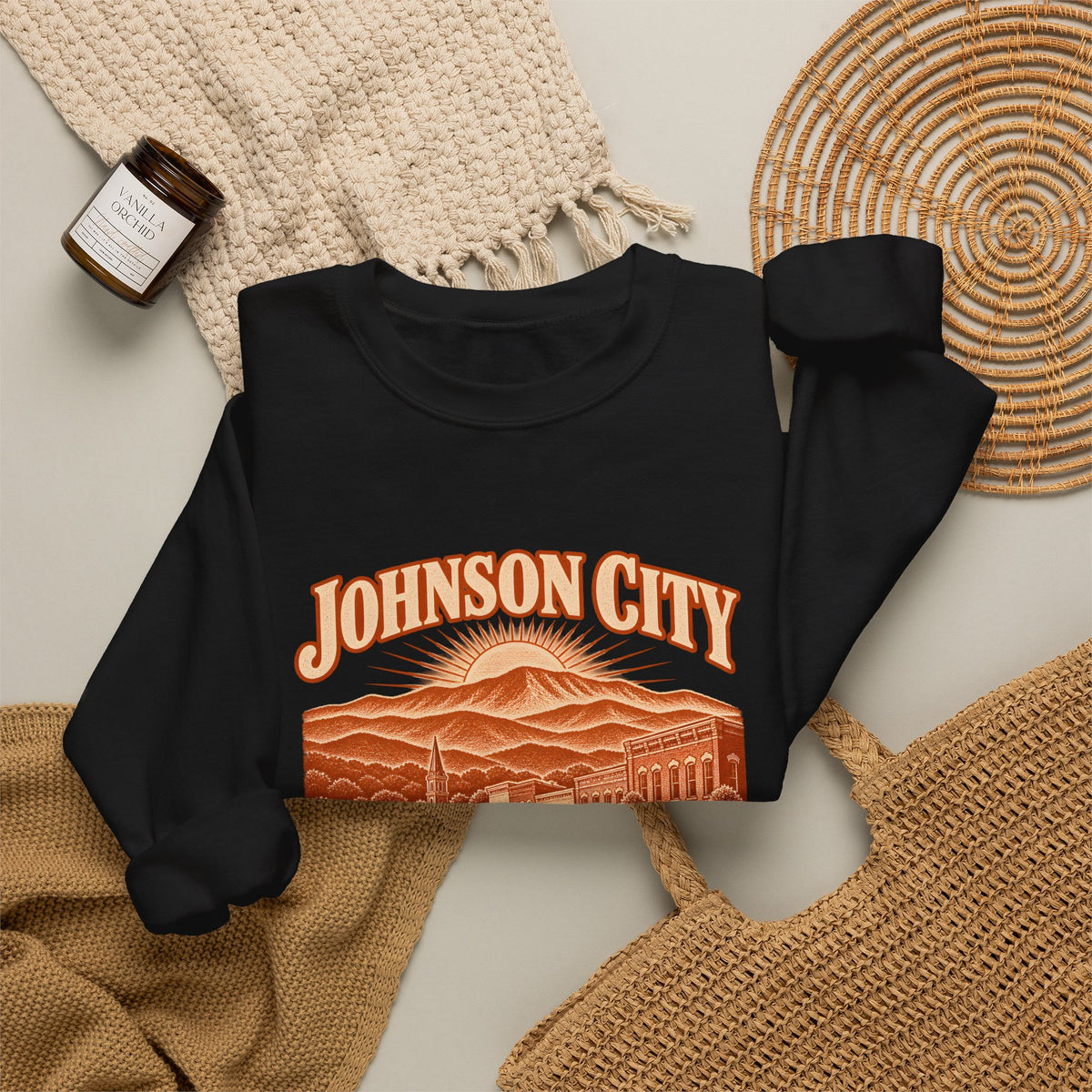 Johnson City Engraved Valley Crewneck Sweatshirt