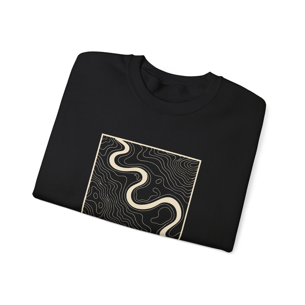Jackson Topo Map Crewneck Sweatshirt