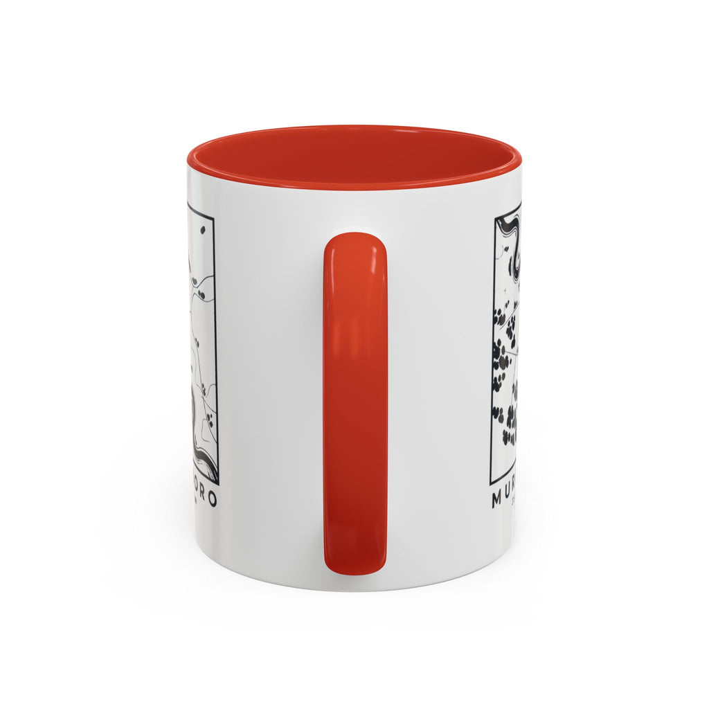 Murfreesboro Topo Map Accent Mug