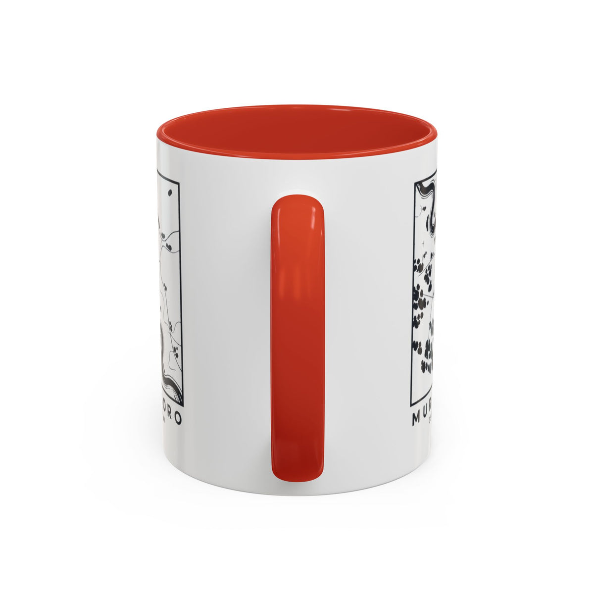 Murfreesboro Topo Map Accent Mug