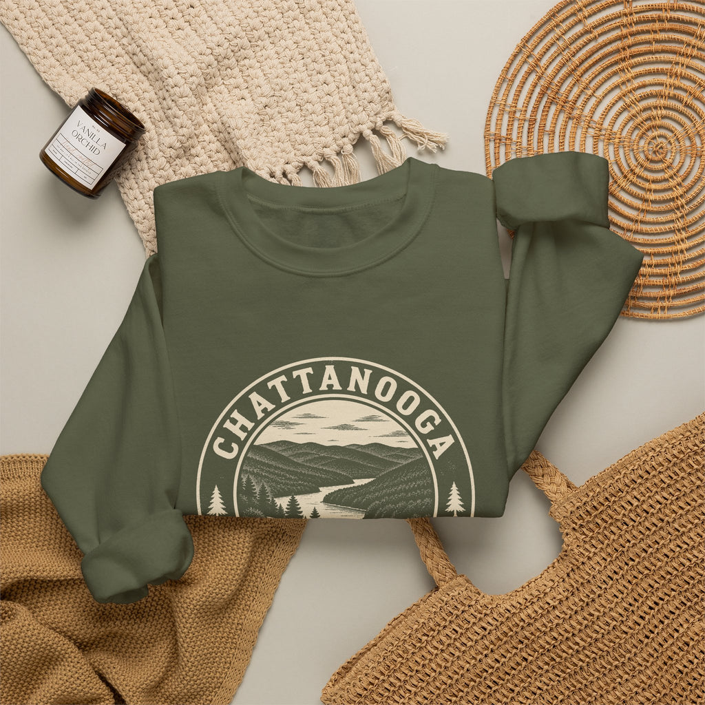 Chattanooga Park Badge Crewneck Sweatshirt