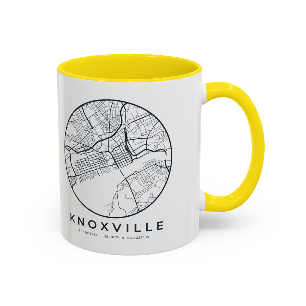 Knoxville Street Map Accent Mug