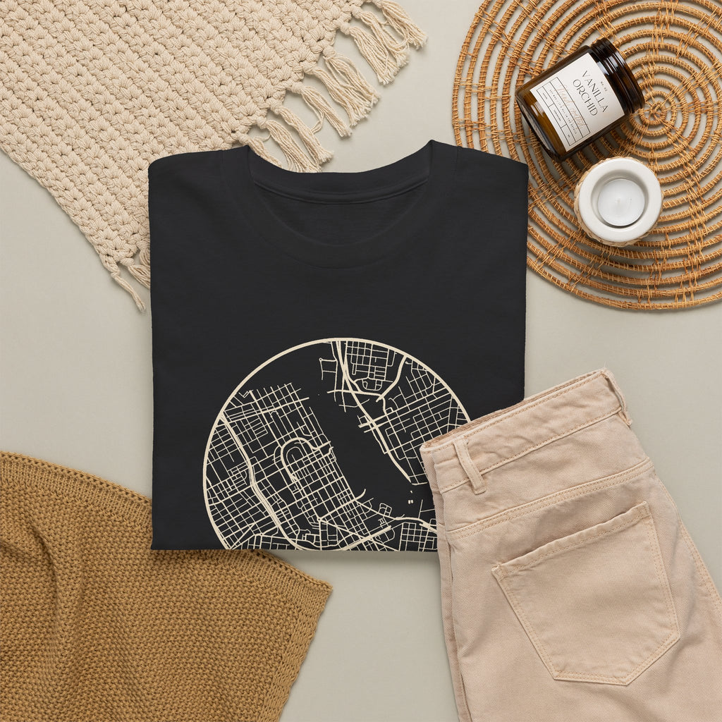 Nashville Street Map T-Shirt