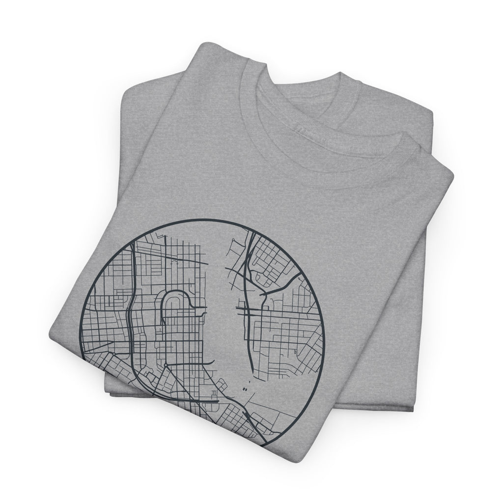 Nashville Street Map T-Shirt