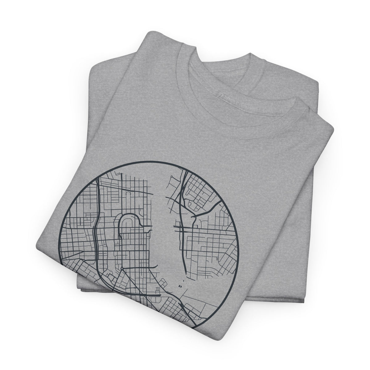 Nashville Street Map T-Shirt