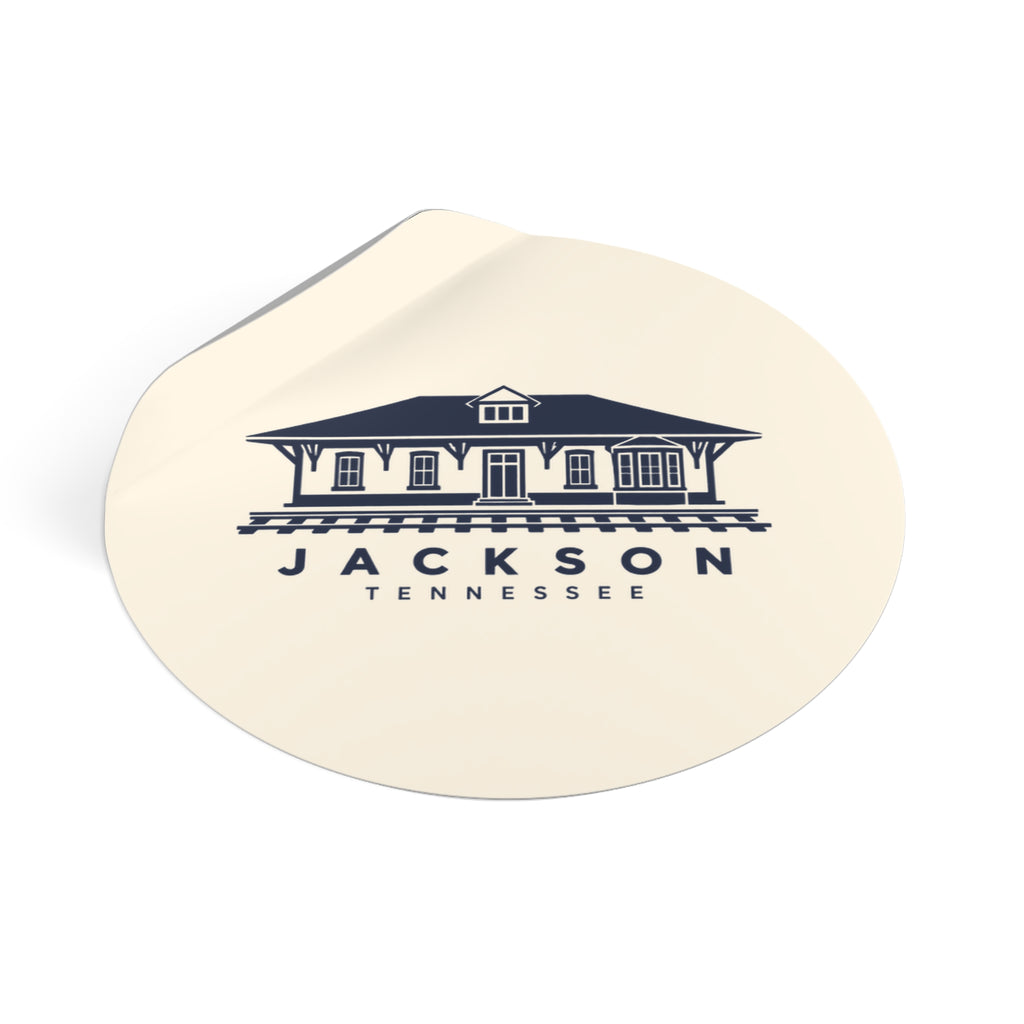 Jackson Train Depot Sticker