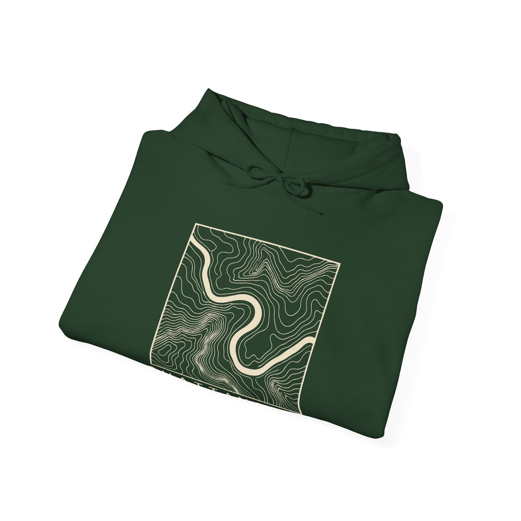 Chattanooga Topo Map Hoodie