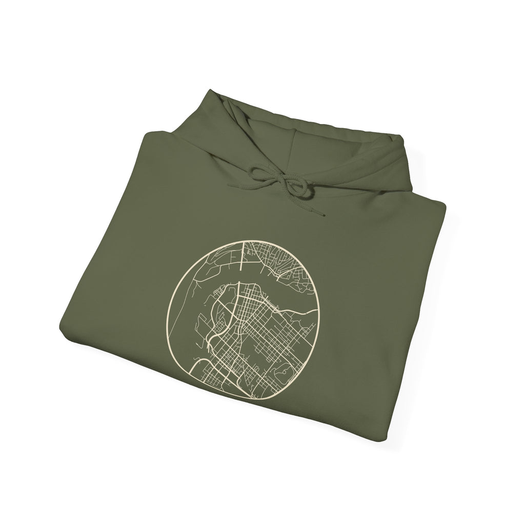 Chattanooga Street Map Hoodie