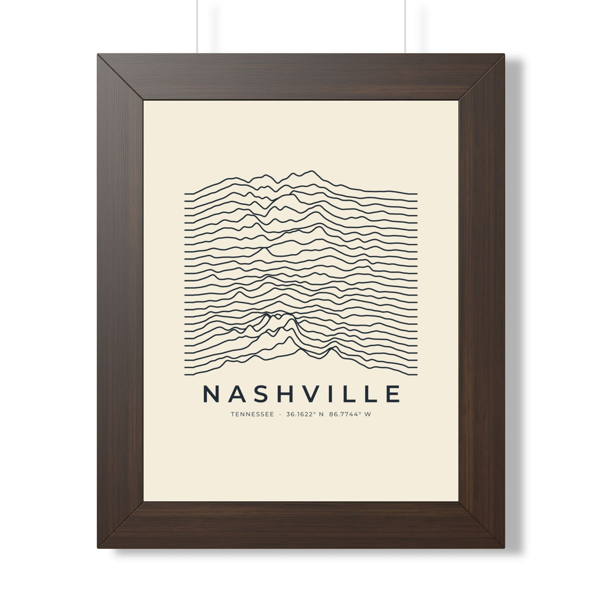 Nashville Ridgeline Framed Print