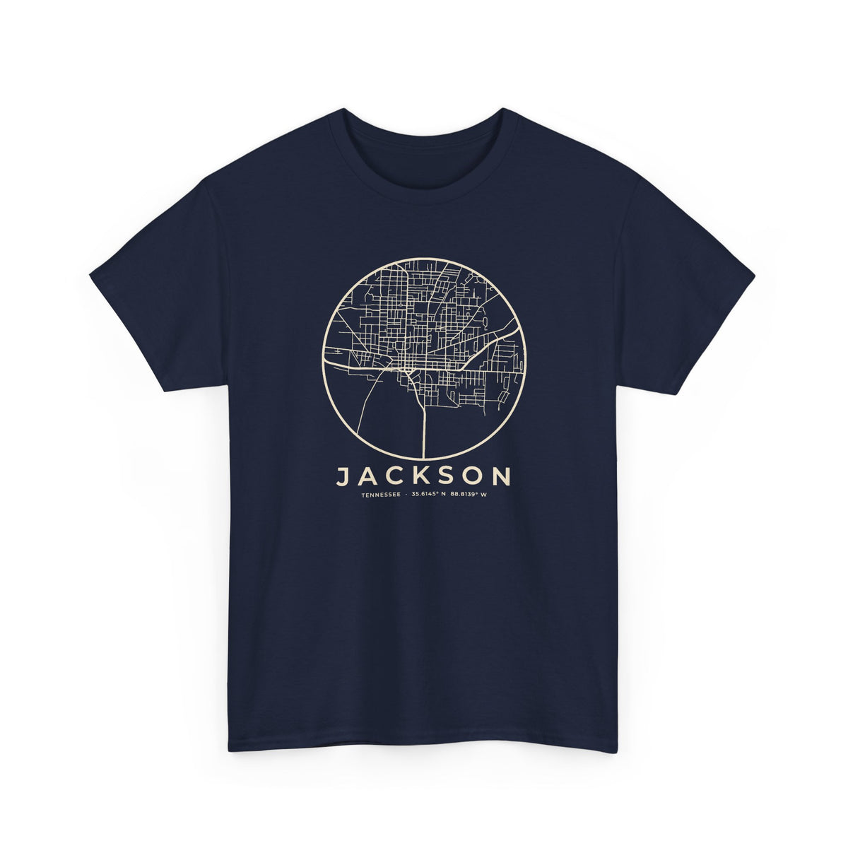 Jackson Street Map T-Shirt