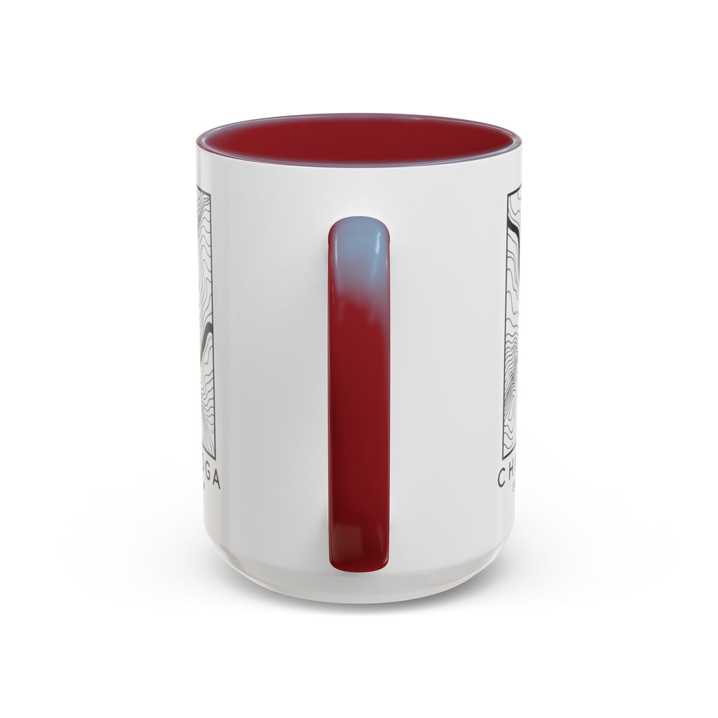 Chattanooga Topo Map Accent Mug