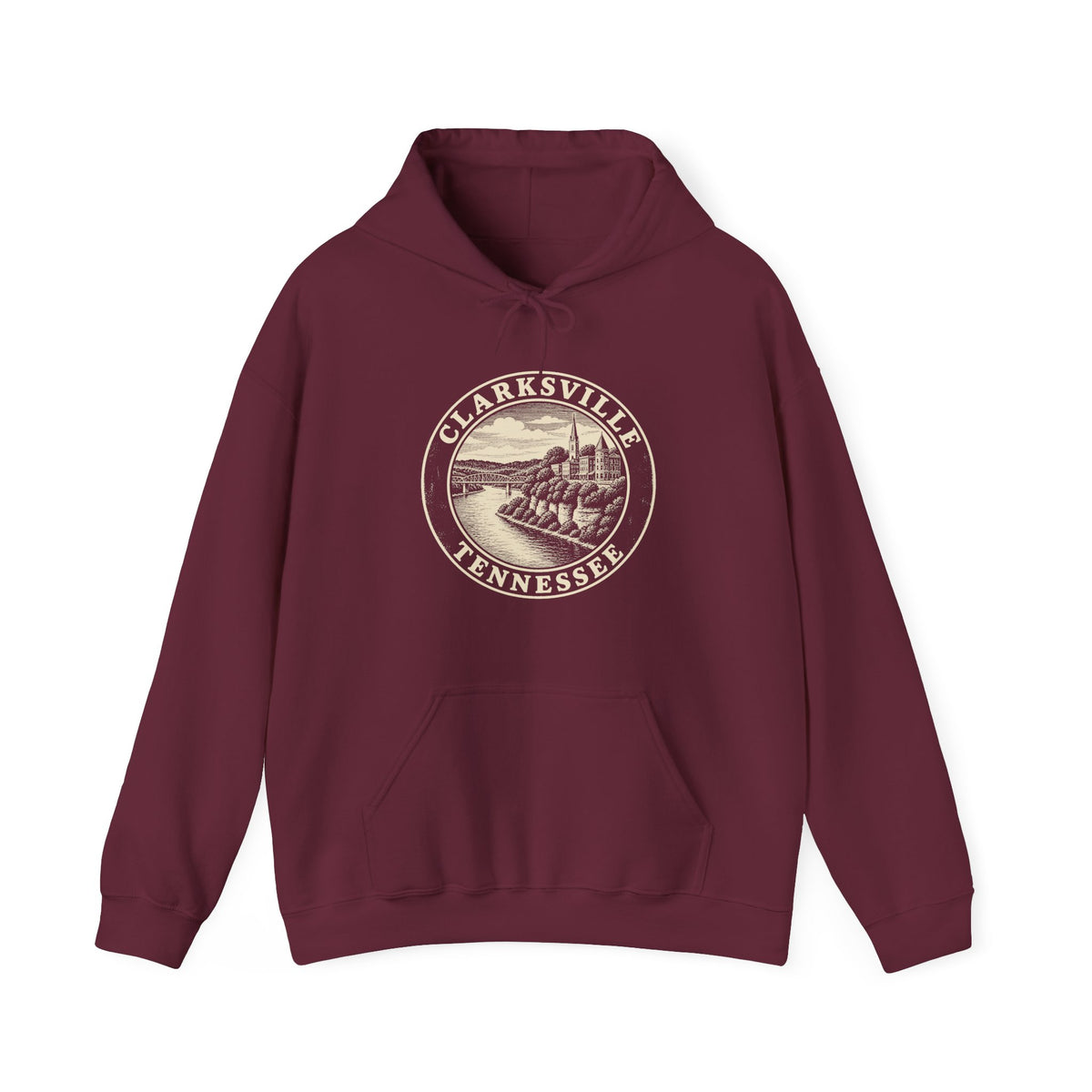 Clarksville Park Badge Hoodie
