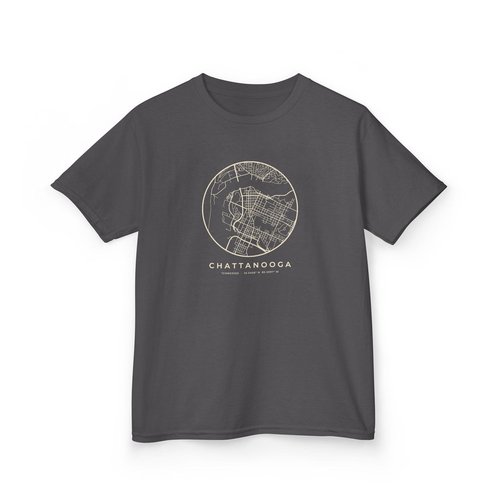 Chattanooga Street Map Kids T-Shirt