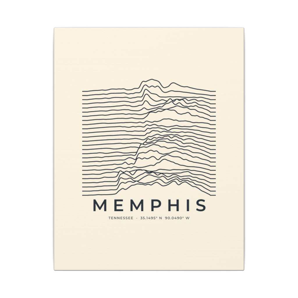 Memphis Ridgeline Canvas Print