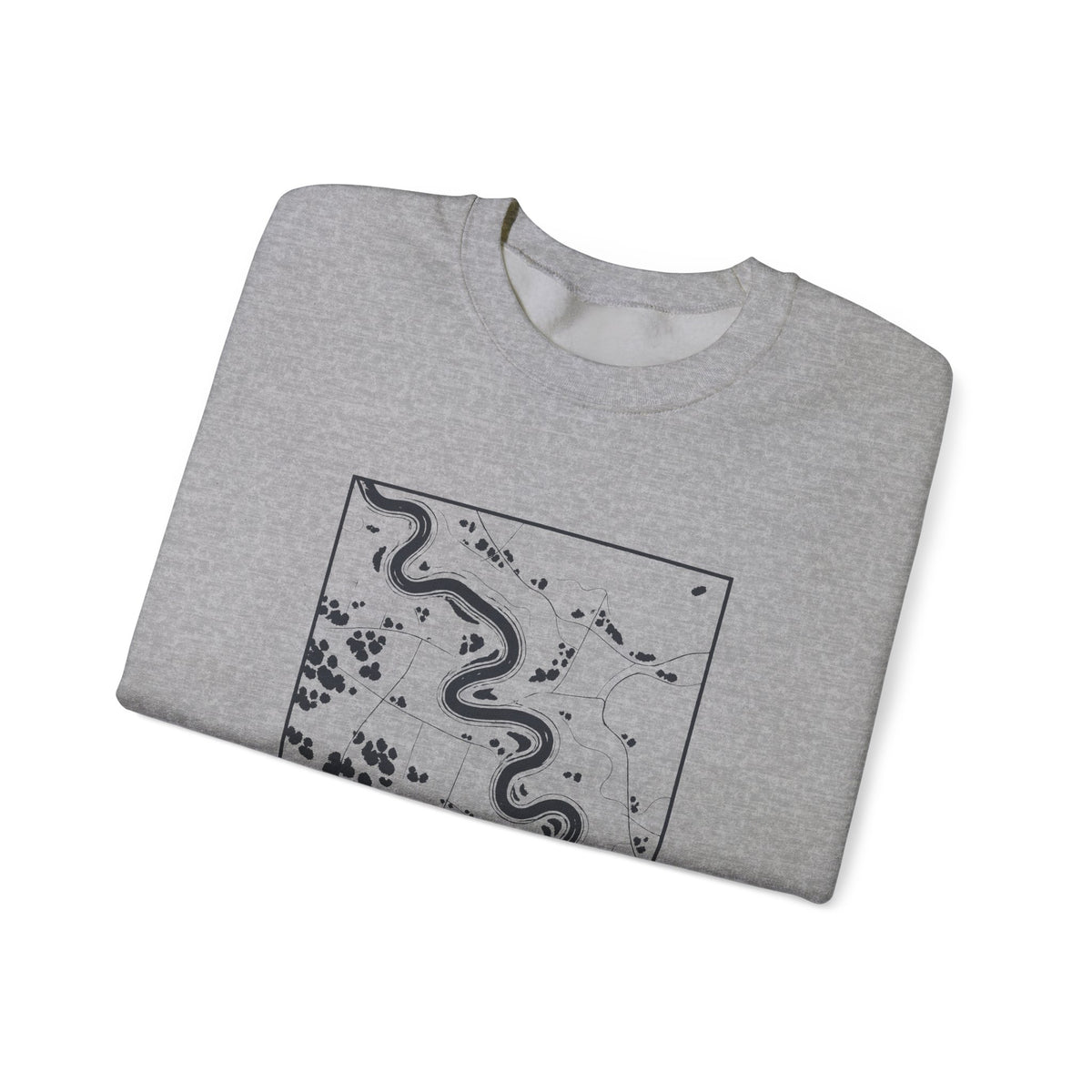 Murfreesboro Topo Map Crewneck Sweatshirt