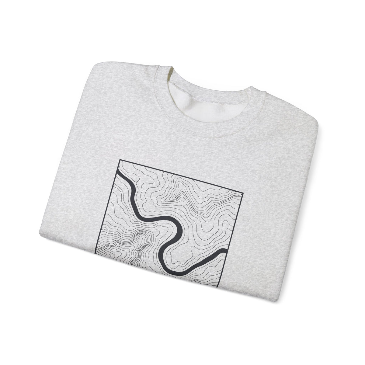 Chattanooga Topo Map Crewneck Sweatshirt