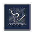 Chattanooga Topo Map Magnet (Navy)