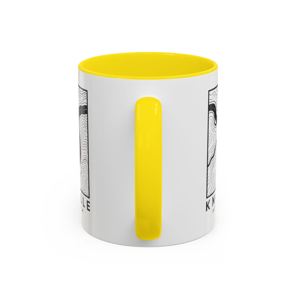 Knoxville Topo Map Accent Mug