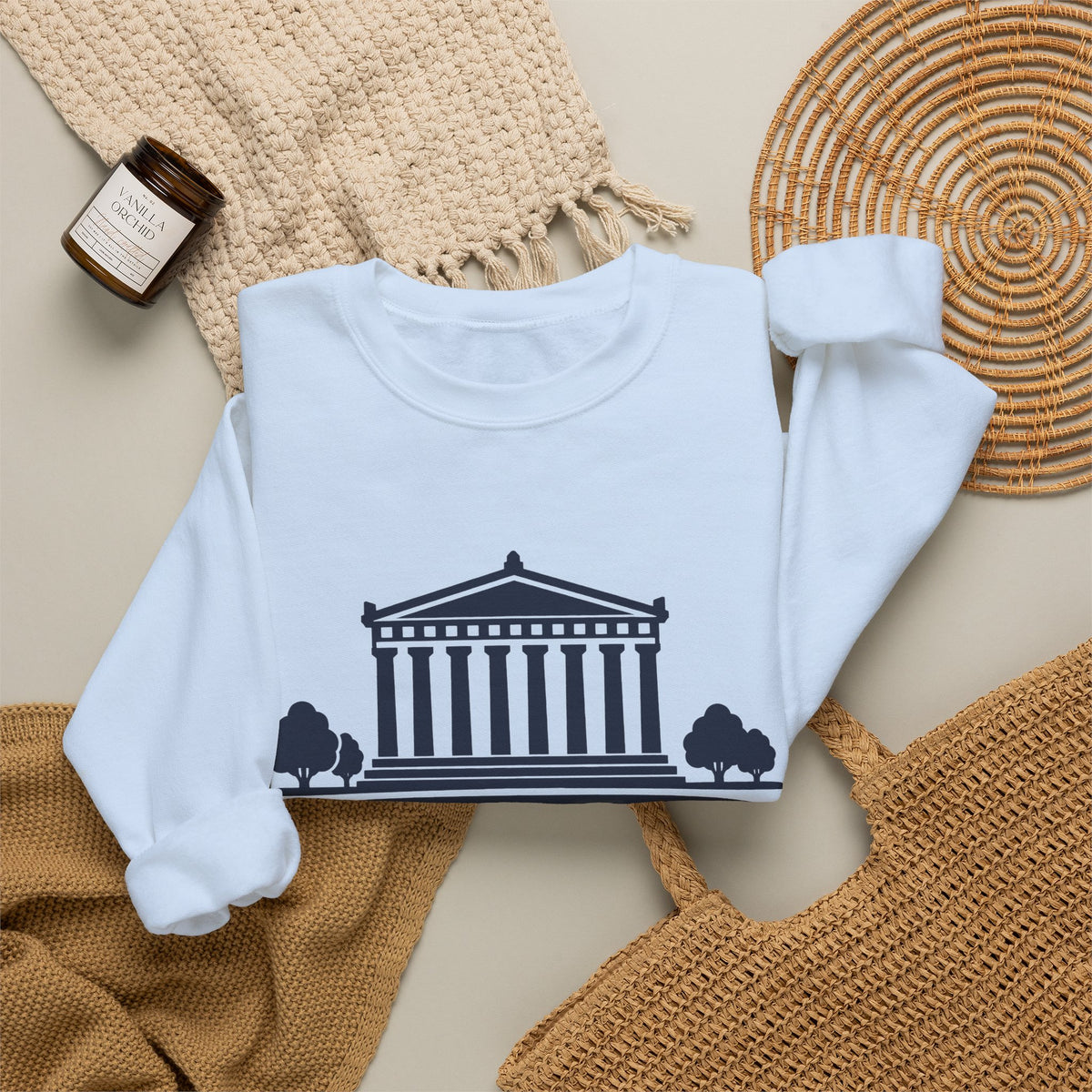 Nashville Parthenon Crewneck Sweatshirt
