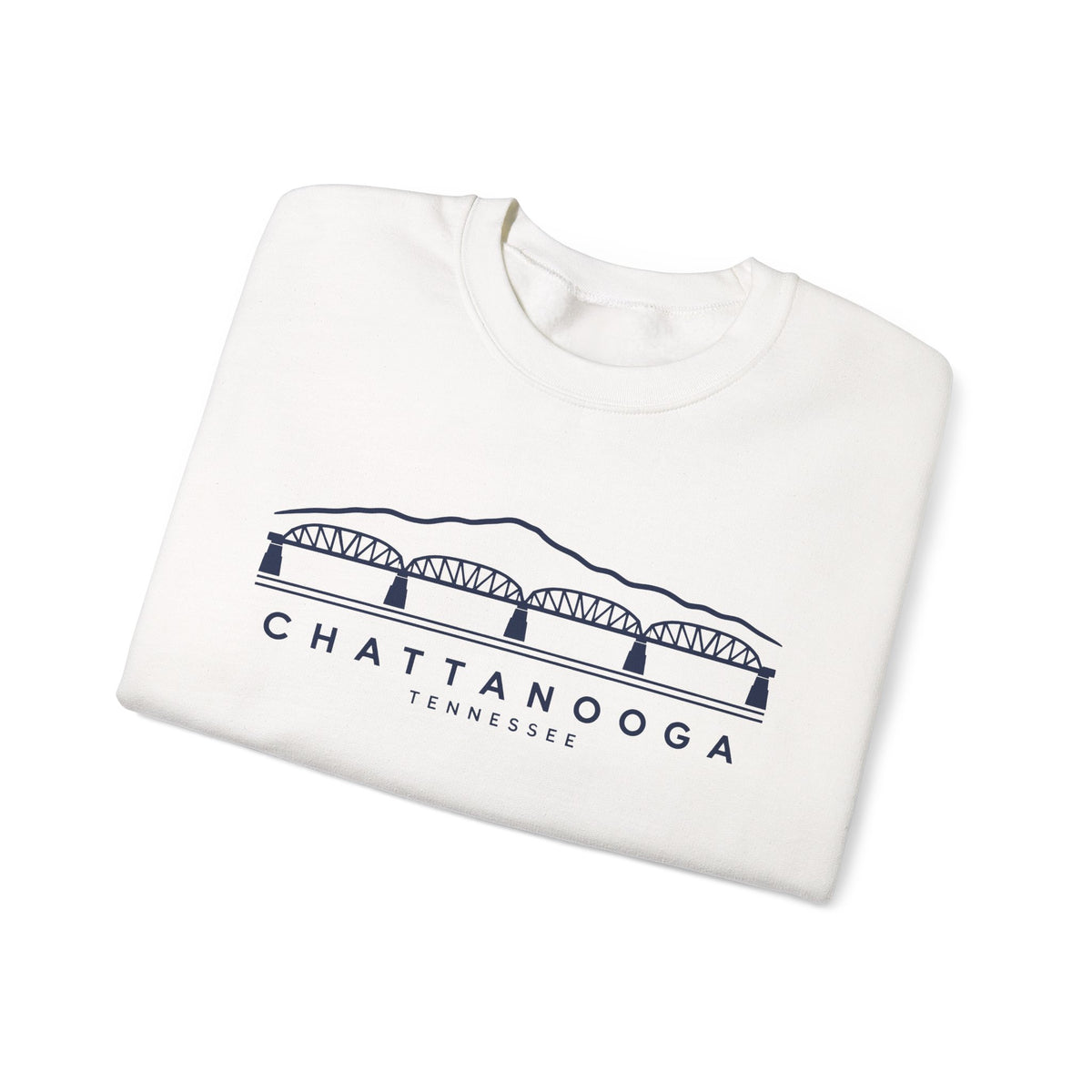 Chattanooga Walnut Street Bridge Crewneck Sweatshirt