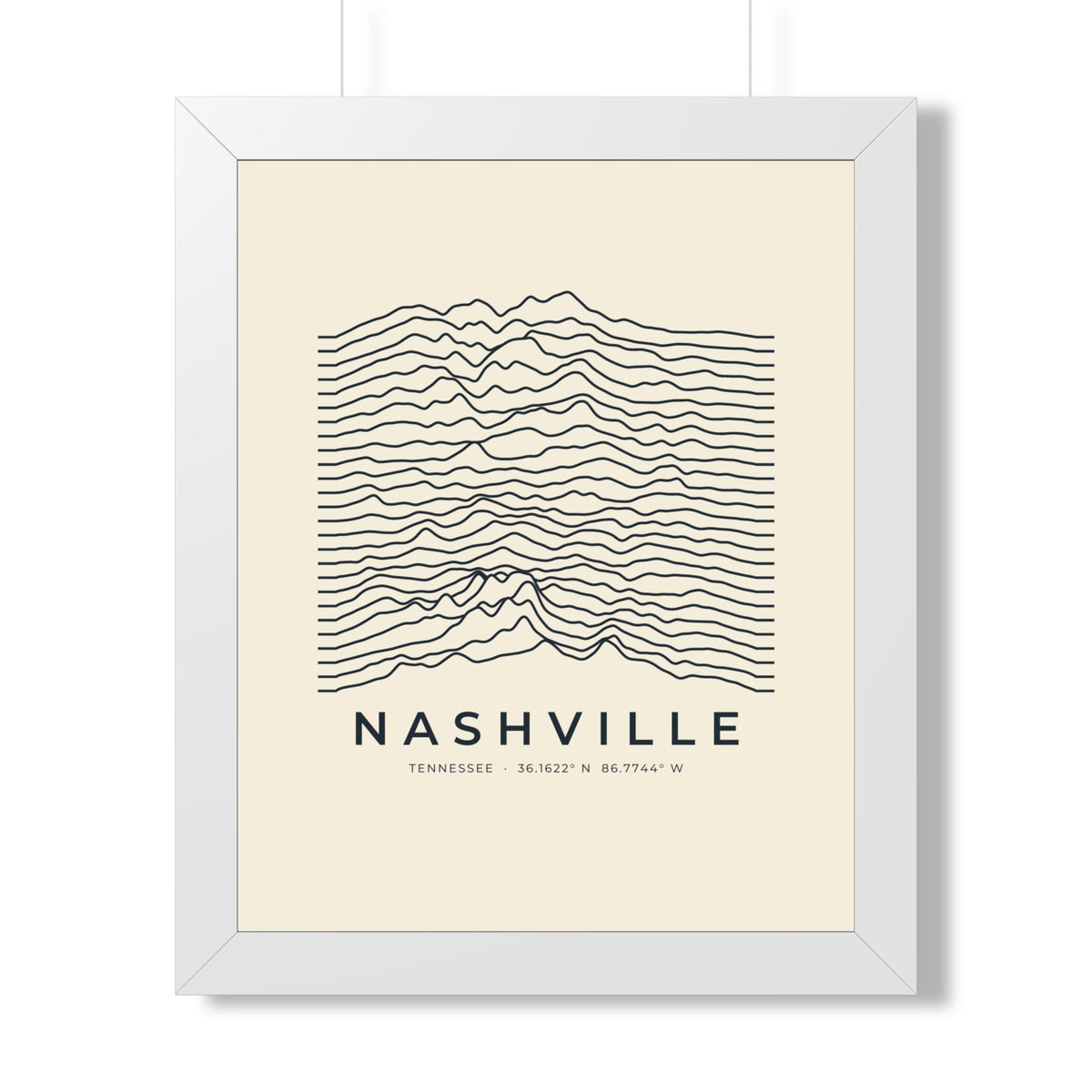 Nashville Ridgeline Framed Print