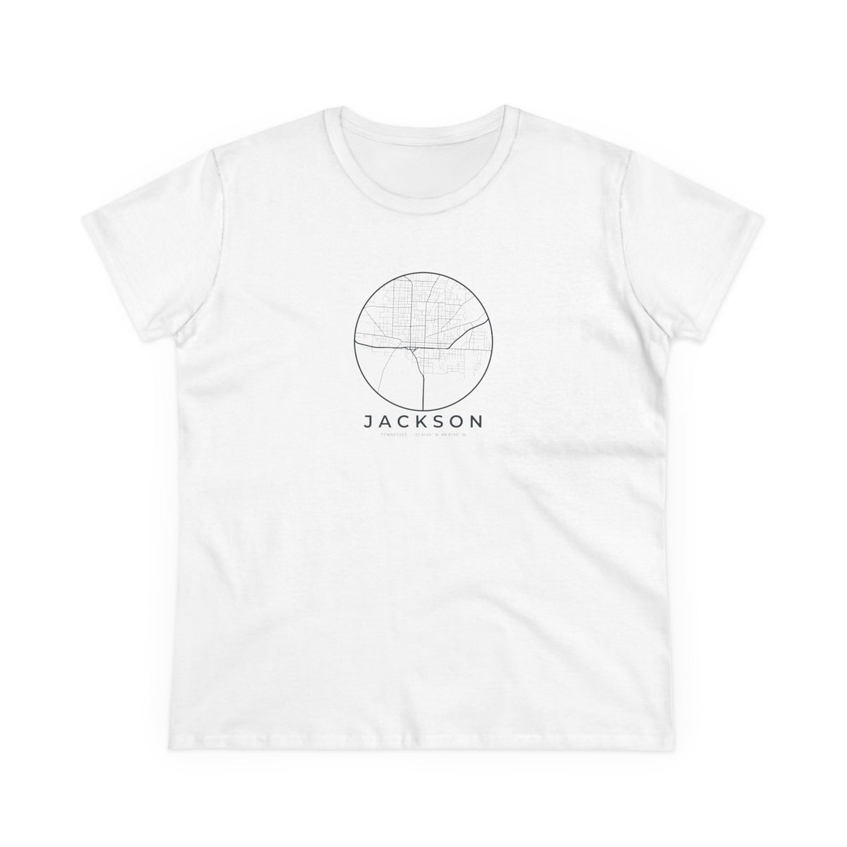 Jackson Street Map Women's T-Shirt