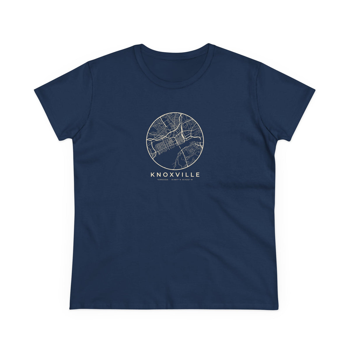 Knoxville Street Map Women's T-Shirt