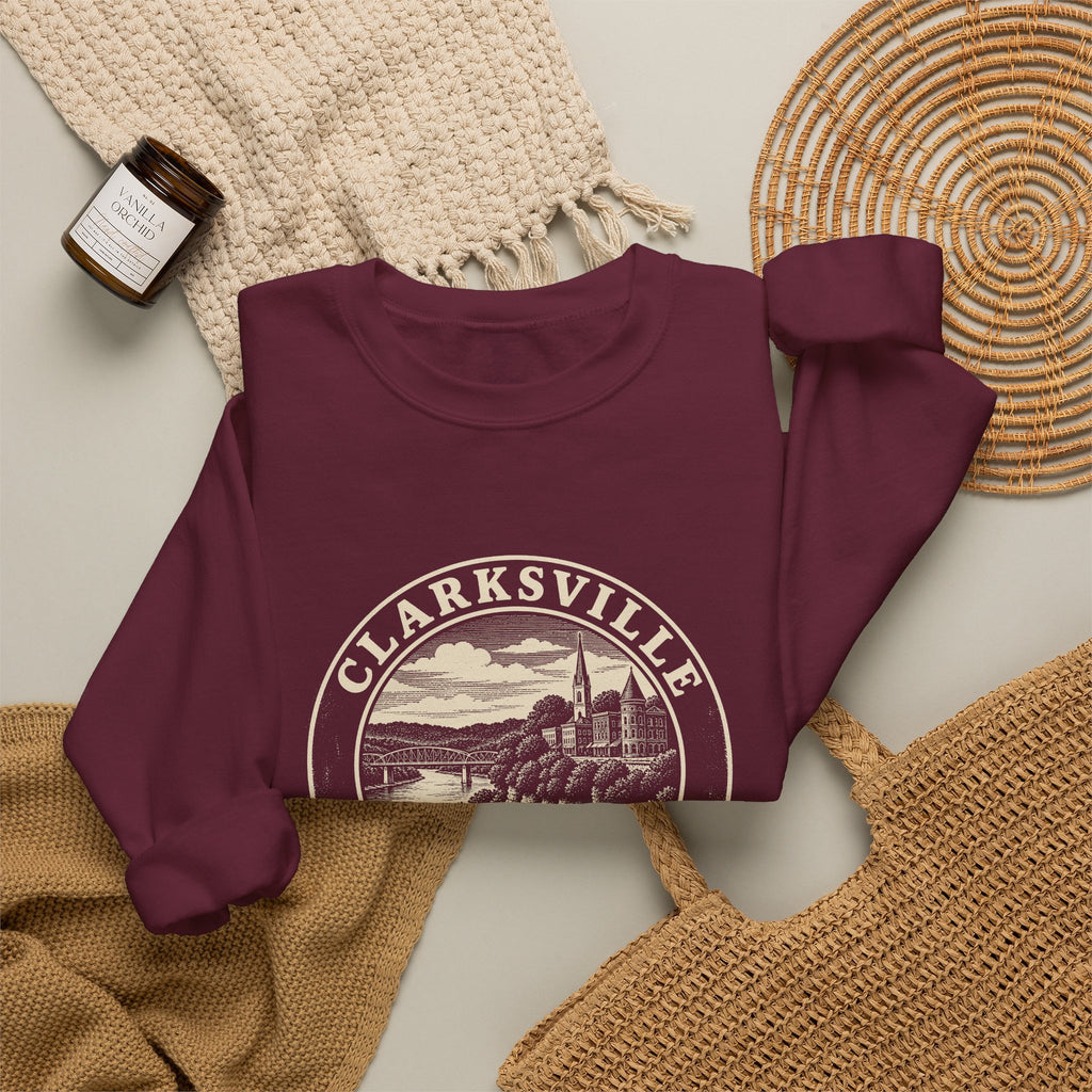 Clarksville Park Badge Crewneck Sweatshirt