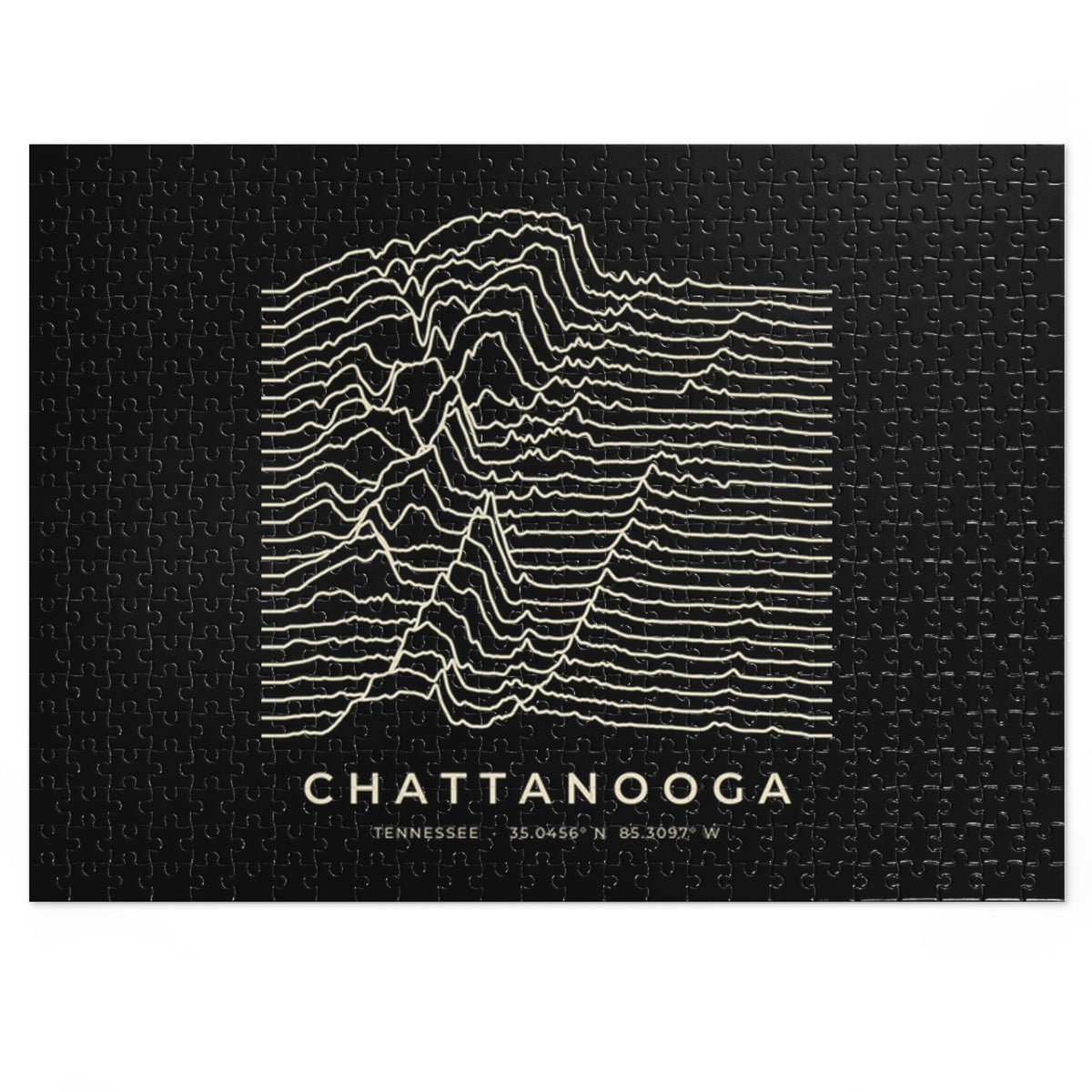 Chattanooga Ridgeline Puzzle (Black)