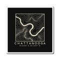 Chattanooga Topo Map Magnet (Black)