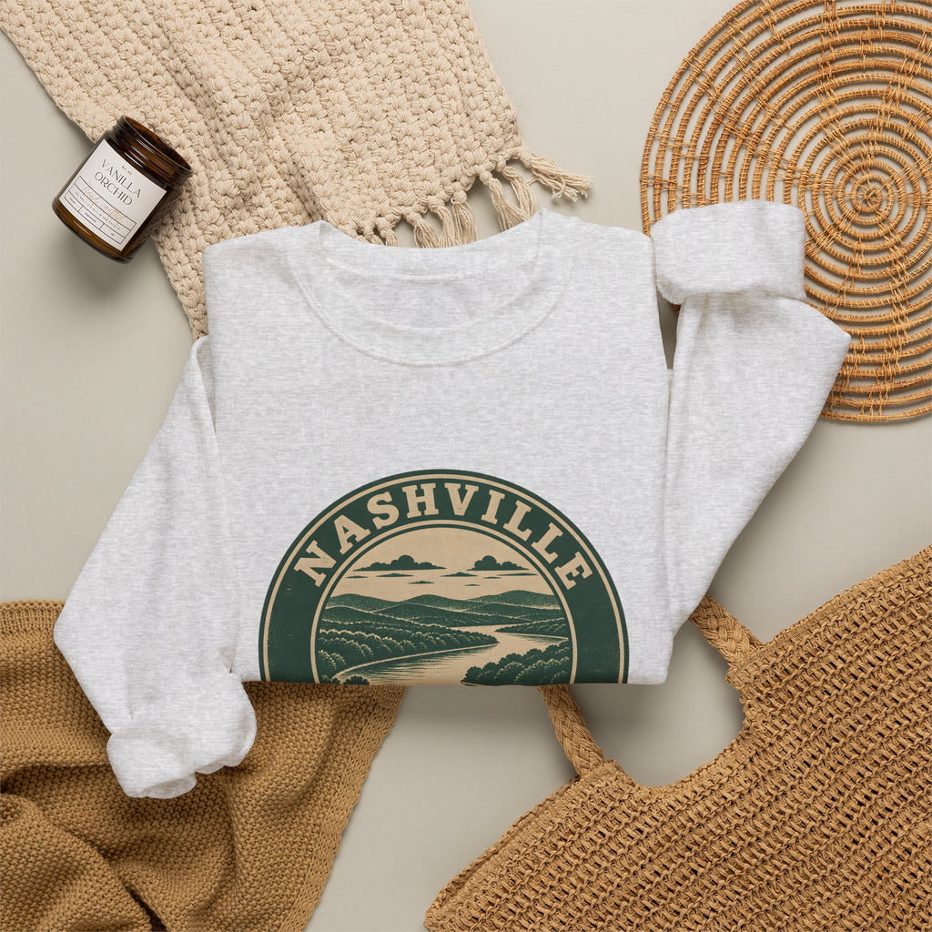 Nashville Park Badge Crewneck Sweatshirt