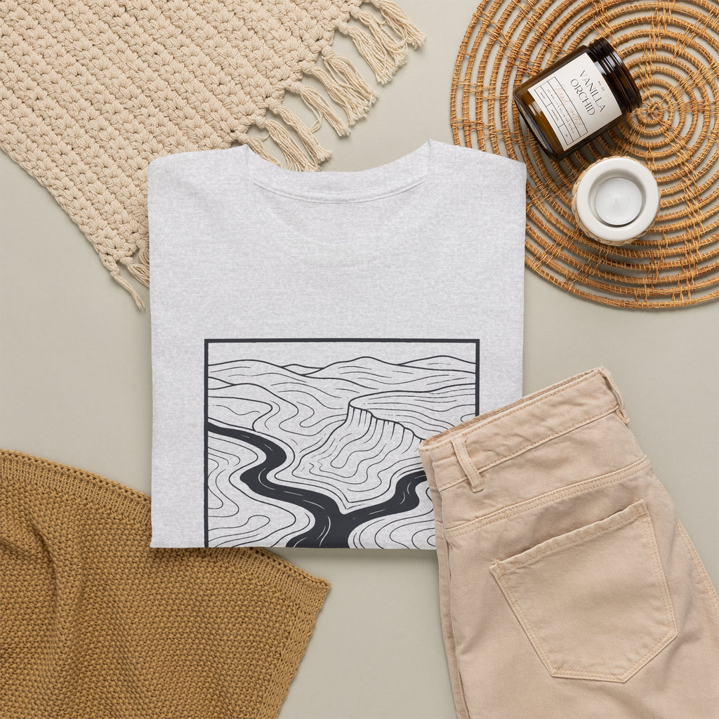 Clarksville Topo Map T-Shirt