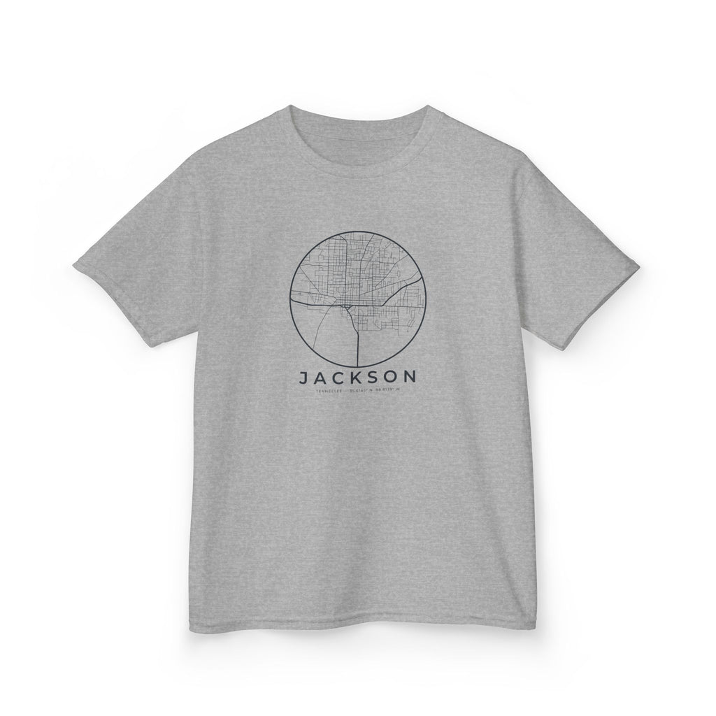 Jackson Street Map Kids T-Shirt