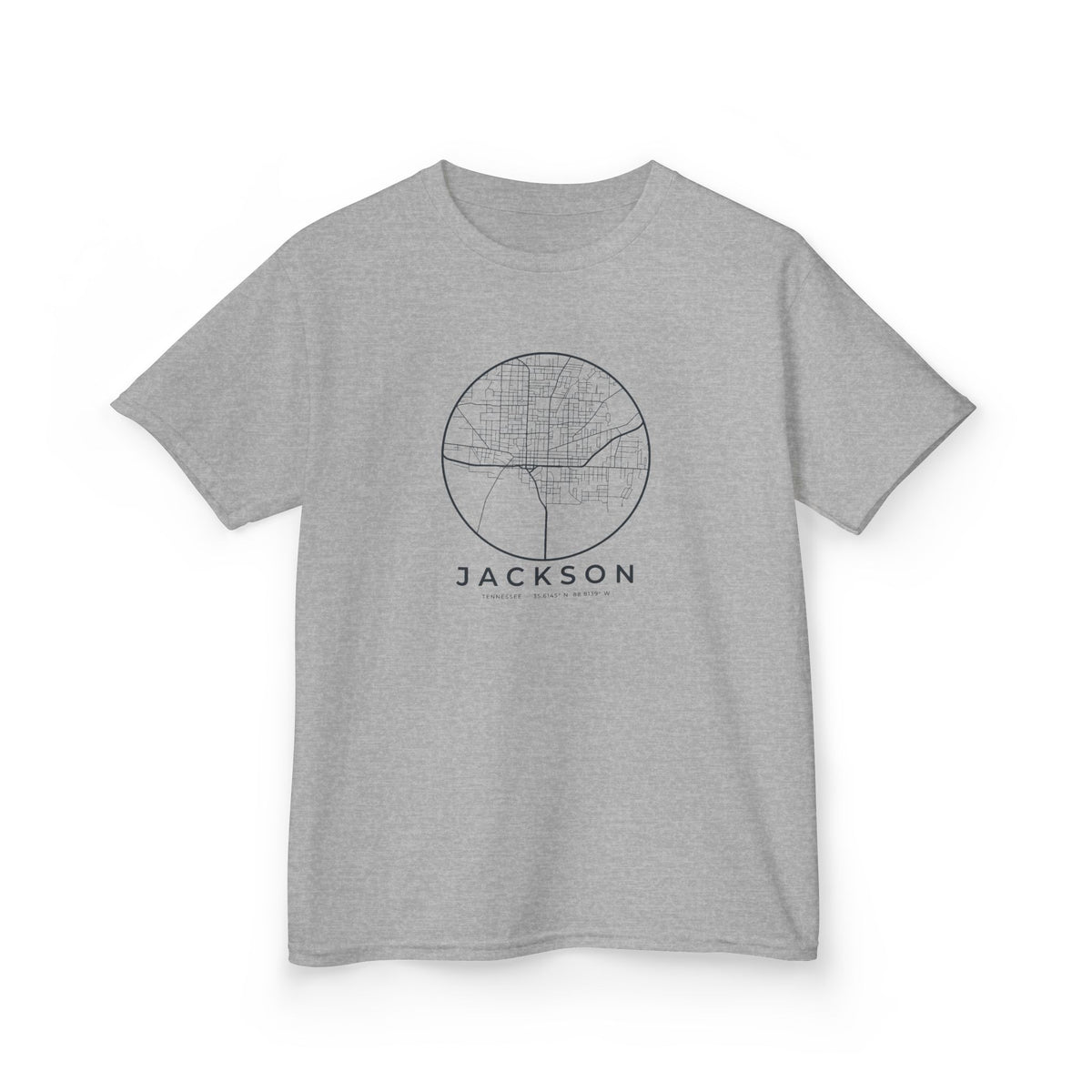 Jackson Street Map Kids T-Shirt